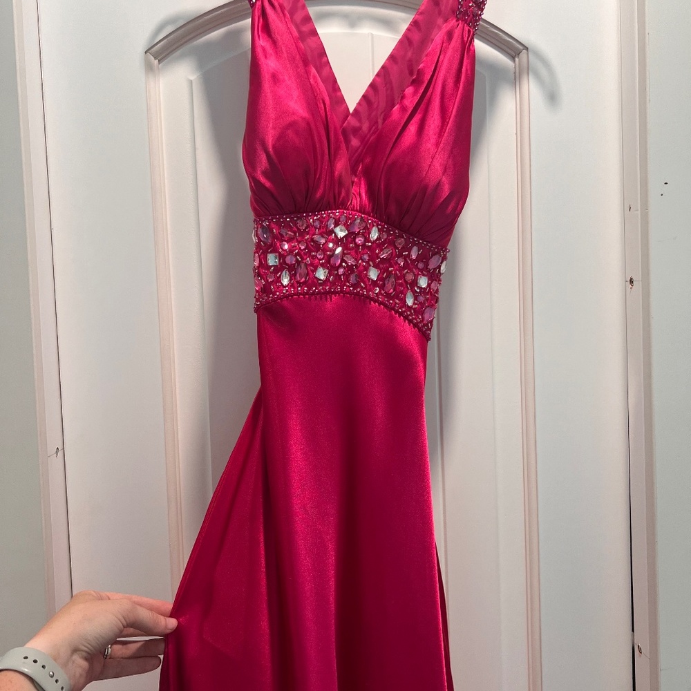 Pink prom dress